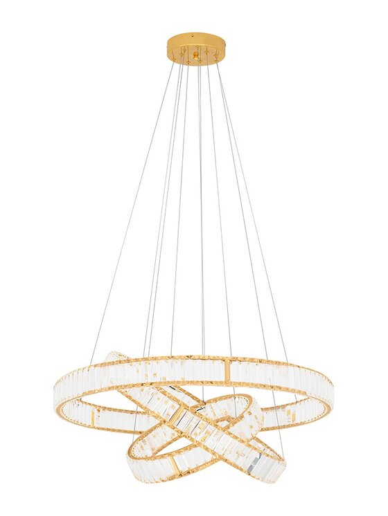 MIAhome MIAhome Lampa wisząca LIBERTY TRIPLES złota Złoty