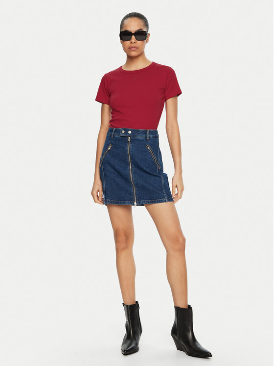 HUGO HUGO T-Shirt Deloris 50512002 Červená Regular Fit
