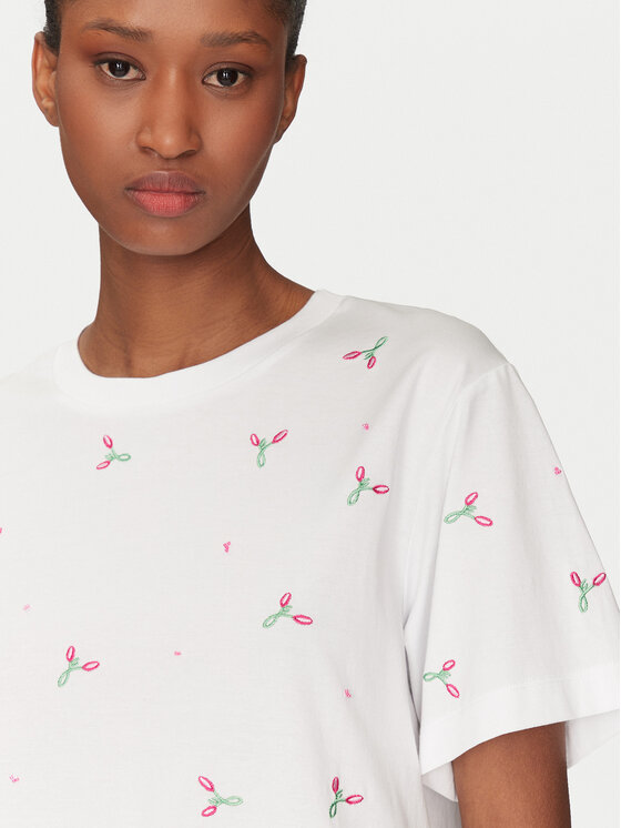 Marella Marella T-shirt Feluca 2513971034 Bijela Regular Fit