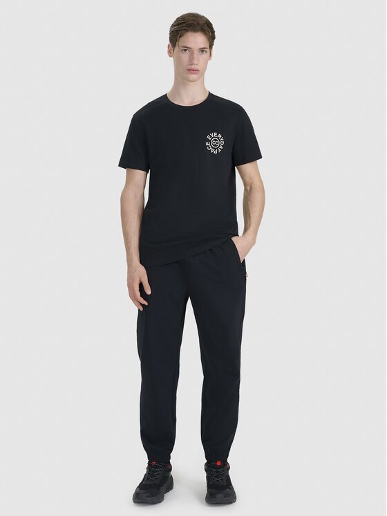 4F 4F T-Shirt 4FWspring_summer_2025TTSHM1980 Μαύρο Regular Fit