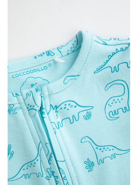 Coccodrillo Coccodrillo Pajac ZC6404204PJS-031 Zielony Regular Fit