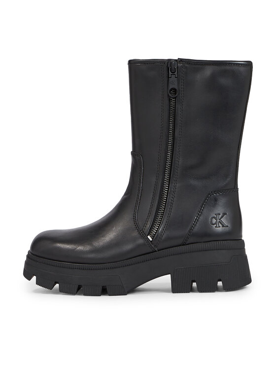 Calvin Klein Jeans Calvin Klein Jeans Μποτάκια Chunky Combat Zip Boot Wn YW0YW01109 Μαύρο