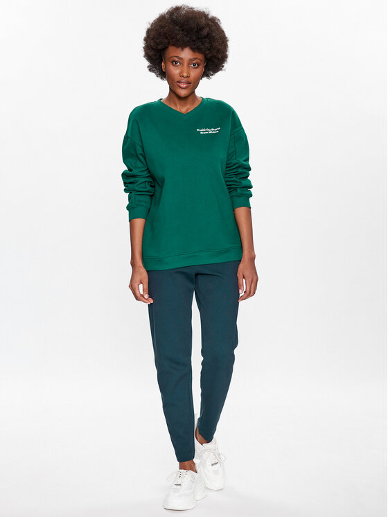 Felpa TSWSF283 Verde Oversize