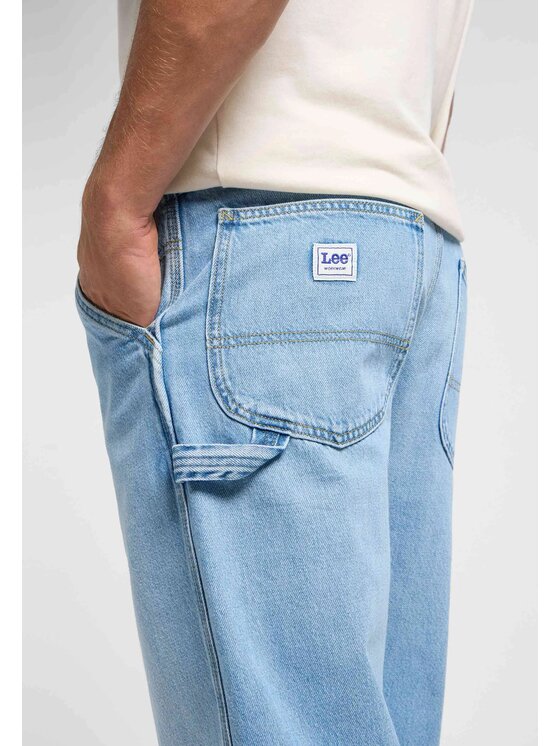 Lee Lee Jeansy CARPENTER Niebieski Loose Fit