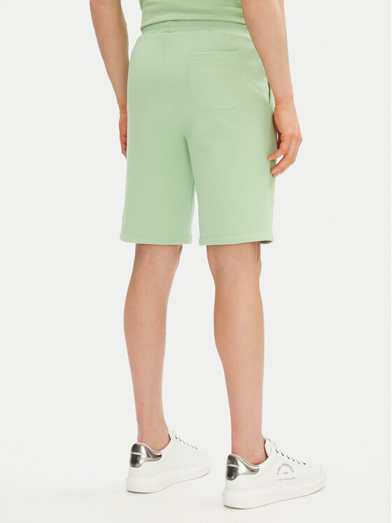 KARL LAGERFELD KARL LAGERFELD Szorty sportowe 705014 552900 Zielony Regular Fit