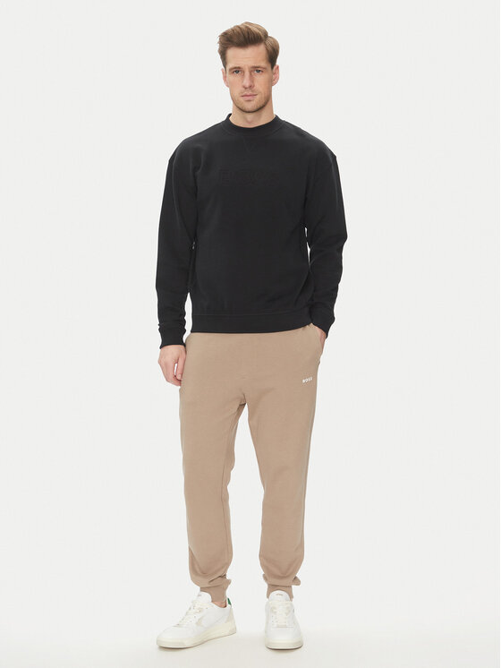 BOSS BOSS Jopa David Sweatshirt 50540505 Črna Relaxed Fit