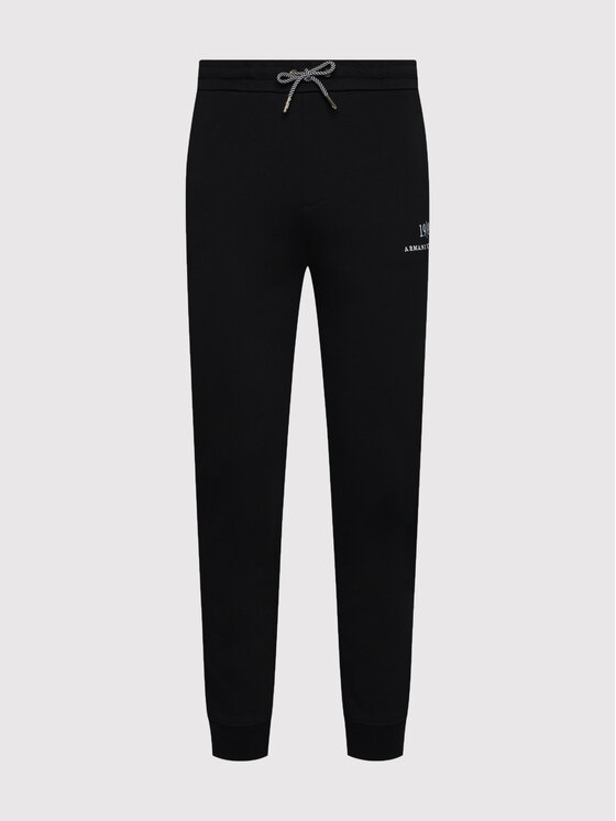 Armani Exchange Armani Exchange Teplákové kalhoty 6KZPFM ZJ6HZ 1200 Černá Regular Fit