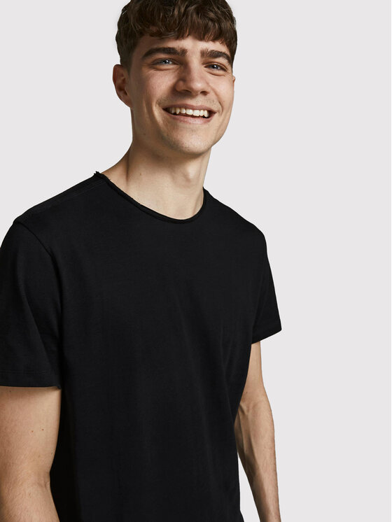 Jack&Jones Jack&Jones Tričko Basher 12182498 Čierna Regular Fit