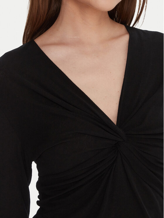 Lola Casademunt by Maite Lola Casademunt by Maite Bluza MF2515029 Črna Slim Fit