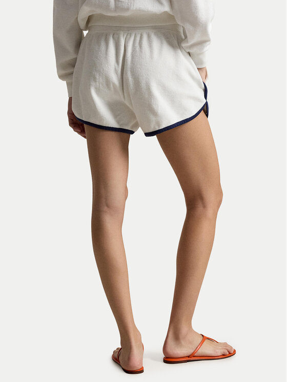 Polo Ralph Lauren Polo Ralph Lauren Pantaloni scurți sport 211A12956003 Alb Relaxed Fit