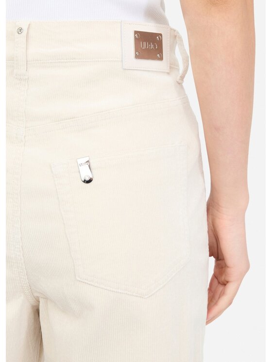 Liu Jo Liu Jo Pantaloni di tessuto MF5332T195A20304 Beige Carrot Fit