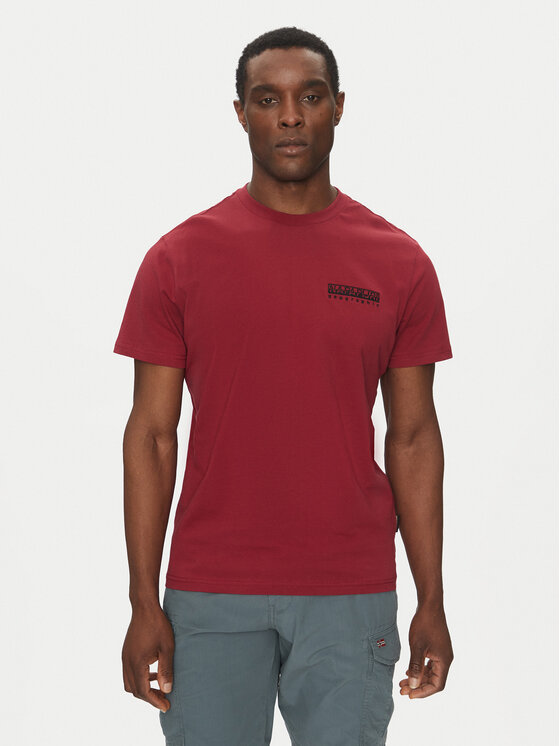 Napapijri Napapijri T-Shirt S-Vignoni NP0A4ILX Červená Regular Fit