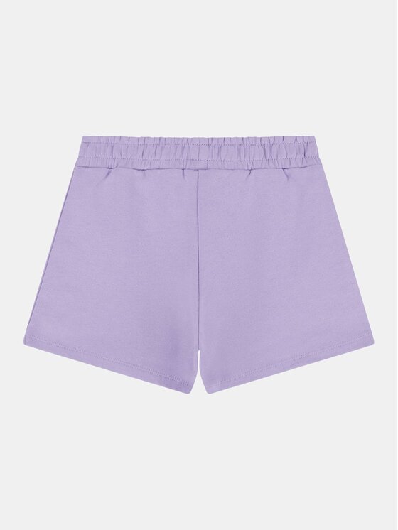 Guess Kids Guess Kids Kalhoty z materiálu 174577 Fialová Regular Fit