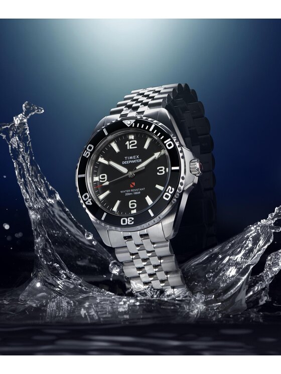 Timex Timex Hodinky TW2Y64500 Strieborná