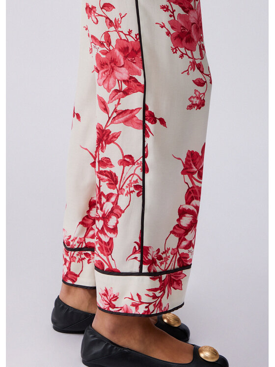 Liu Jo Liu Jo Pantaloni di tessuto CA6254TS061P9626 Rosso Regular Fit