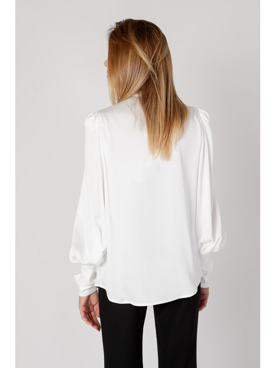 Silence Silence Camicia ELIS Bianco Long Fit