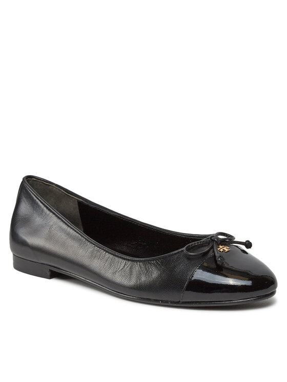 Tory Burch Tory Burch Balerini Cap-Toe Ballet 154511 Negru