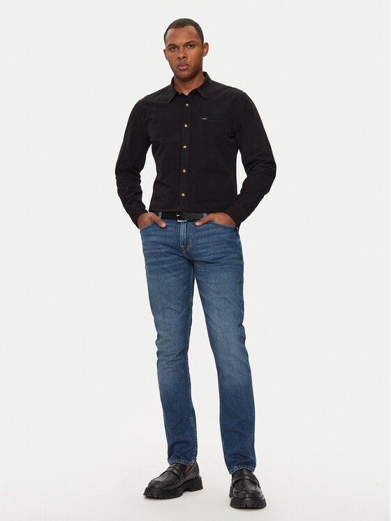 Guess Guess Traperice Finnley M4YAS2 D5DD1 Tamnoplava Slim Fit