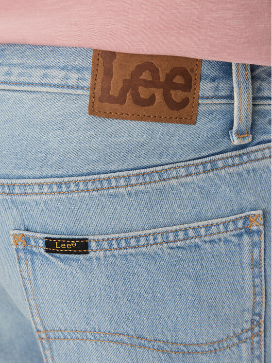 Lee Lee Jeansy West 112363966 Niebieski Straight Fit