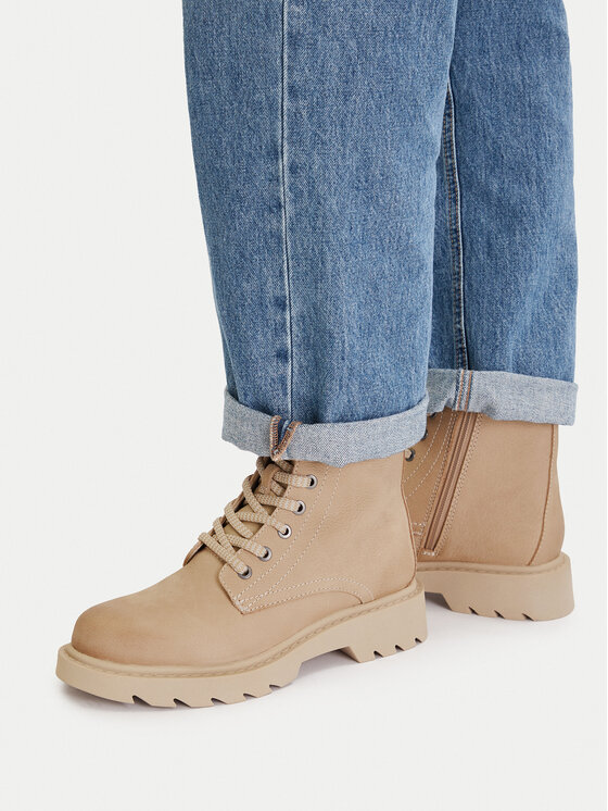 Tamaris Dames Lace Boot Flat 1-25253-45 enkellaarsjes, zwart leer, 39 EU, zwart leder, 39 EU