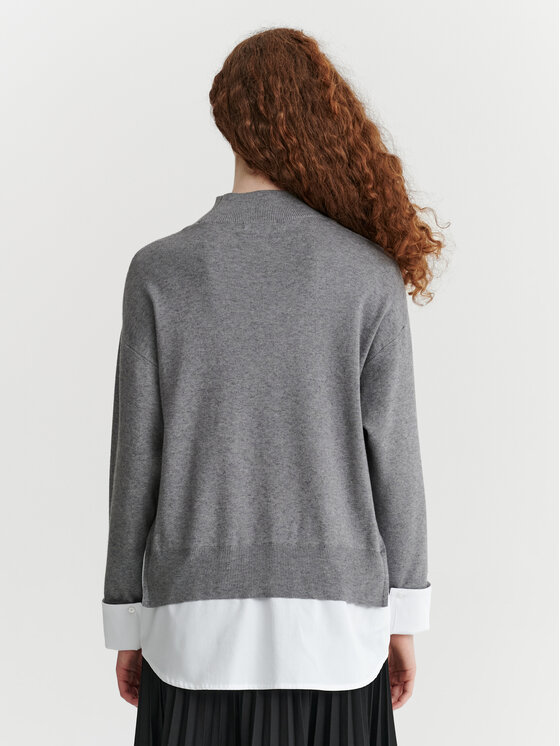 TATUUM TATUUM Sweter PATI Szary Classic Fit
