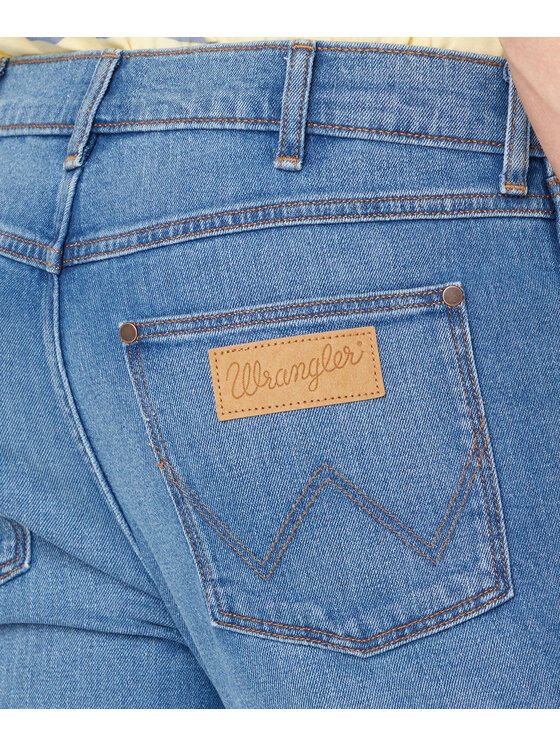 Wrangler Wrangler Jeansy Larston Vito Niebieski Slim Fit