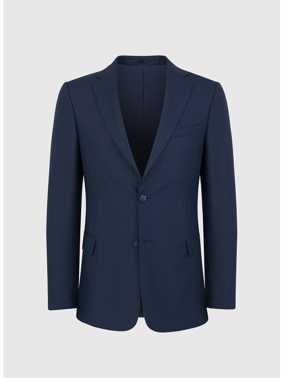 Pako Lorente Pako Lorente Marynarka P23WF-3G-001 Granatowy Slim Fit