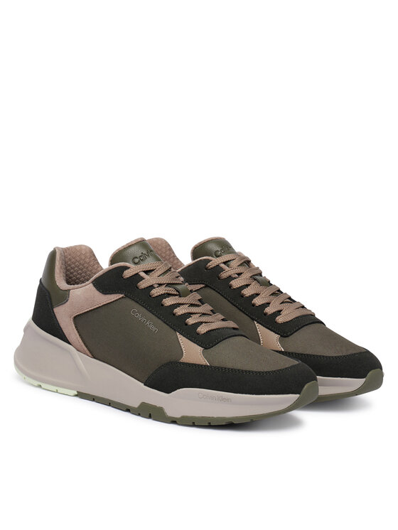 Calvin Klein Calvin Klein Tenisice City Runner Laceup Ny-Su HM0HM02308 Kaki