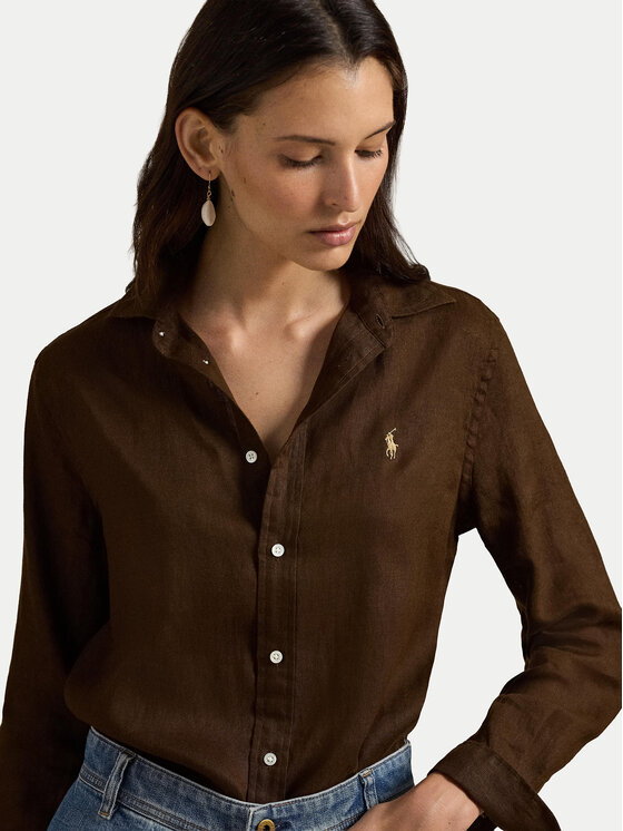 Polo Ralph Lauren Polo Ralph Lauren Košeľa 211970730508 Hnedá Regular Fit