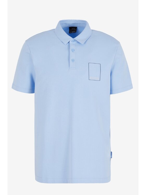 Polo Armani Exchange, Rozmiar M, Błękitne, 3DZFHJ ZJXMZ