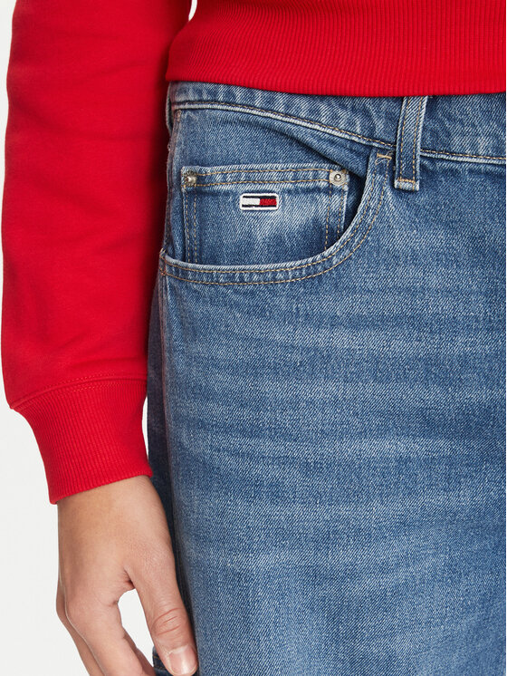 Tommy Jeans Tommy Jeans Blugi Jaimie DM0DM21169 Albastru Relaxed Fit