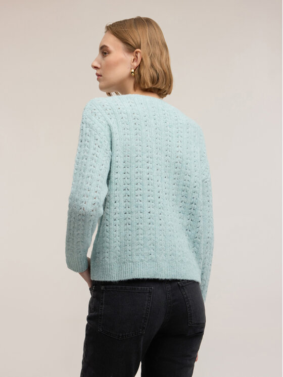 Motivi Motivi Cardigan M2516001153N004 Turchese Regular Fit