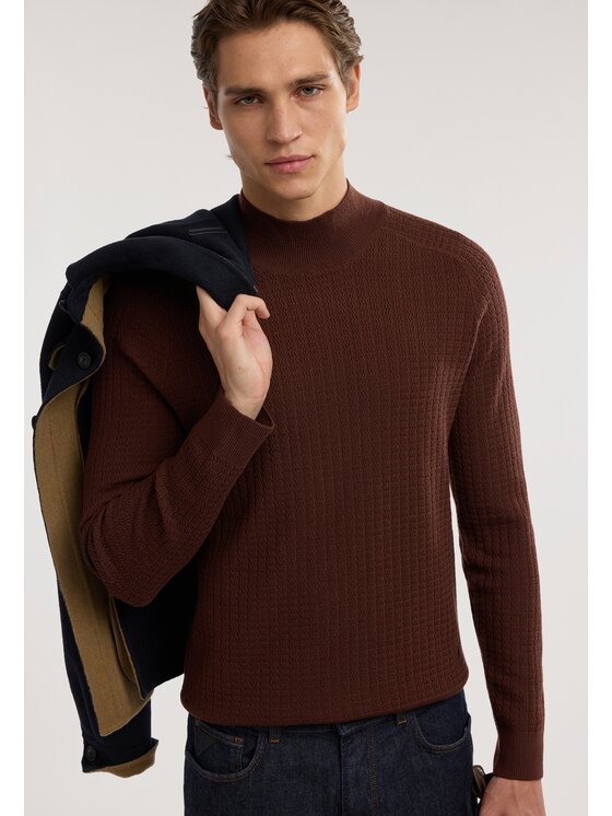 Trussardi Trussardi Kardigan M0158000113N077 Brązowy Regular Fit