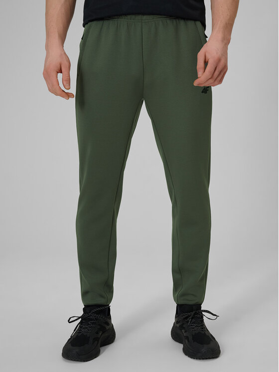 4F 4F Spodnie dresowe ATHLETIC Khaki Regular Fit