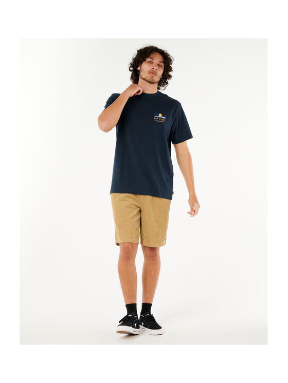 Rip Curl Rip Curl T-Shirt Aots - Cody Welsh Tee Granatowy Relaxed Fit