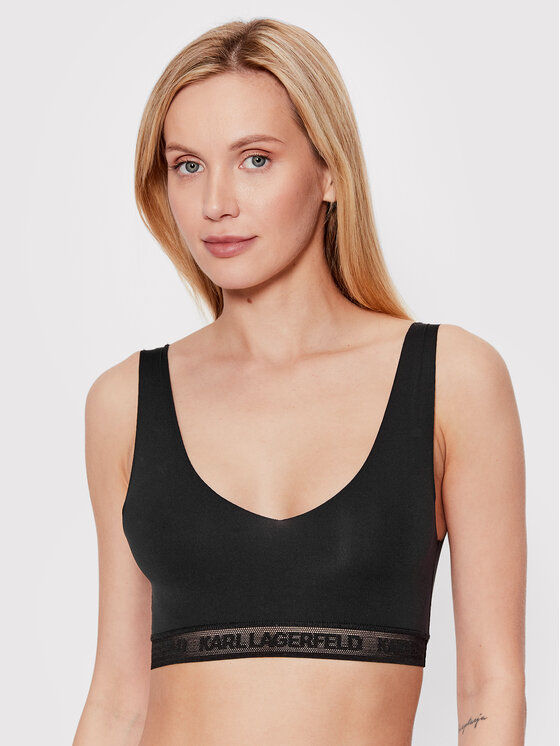 KARL LAGERFELD Reggiseno top Ultralight 220W2161 Nero, taglia : S