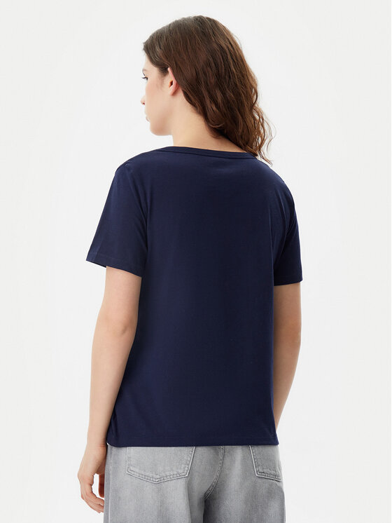 Gap Gap T-krekls 740140-06 Tumši zils Regular Fit