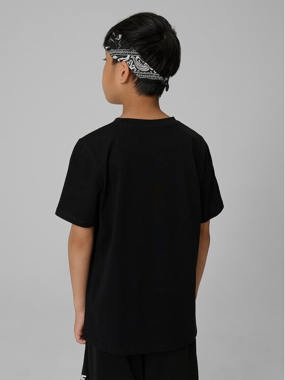 4F 4F T-Shirt 4FJRAW26TTSHM4345-20S Czarny Regular Fit