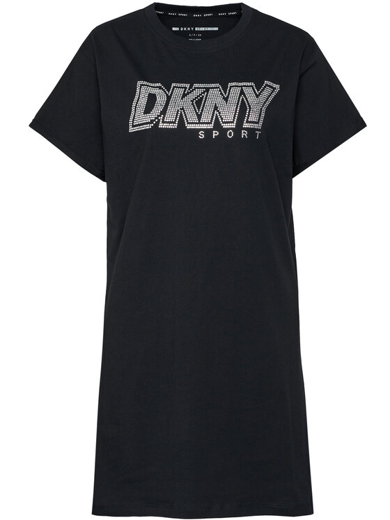 DKNY Sport DKNY Sport Každodenní šaty DP0D4347 Černá Regular Fit