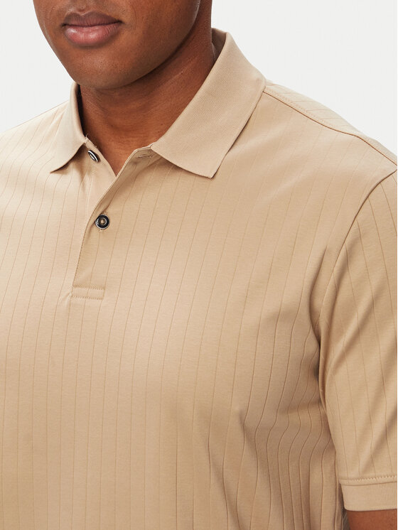 Bugatti Bugatti Poloshirt 8150-15105E Hellbraun Regular Fit