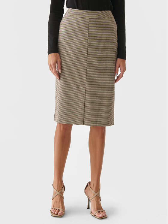Tatuum Fustă tip creion Monli T2221.174 Bej Slim Fit