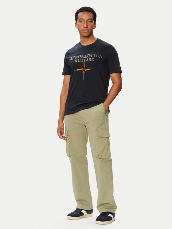 Aeronautica Militare Aeronautica Militare T-särk 262TS2582UJ00750 Tumesinine Regular Fit