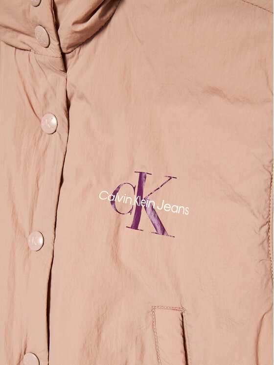Calvin Klein Jeans Calvin Klein Jeans Kamizelka Quilted IG0IG01816 Różowy Relaxed Fit