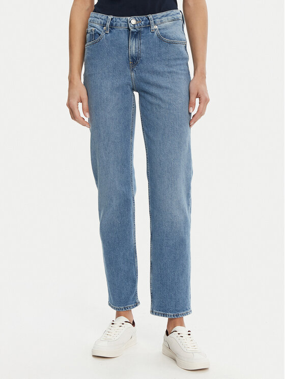 Tommy Hilfiger Tommy Hilfiger Jeansy Classic WW0WW44345 Niebieski Straight Fit