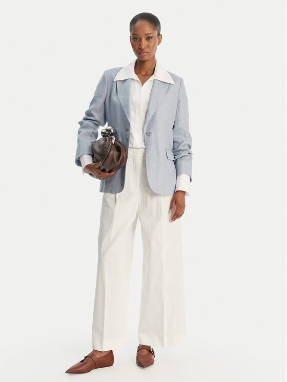 Weekend Max Mara Weekend Max Mara Marynarka Nalut 2615041072 Błękitny Regular Fit