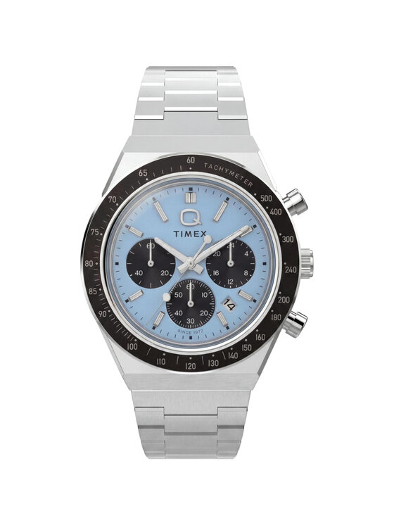 Timex Timex Zegarek TW2Y88600 Srebrny