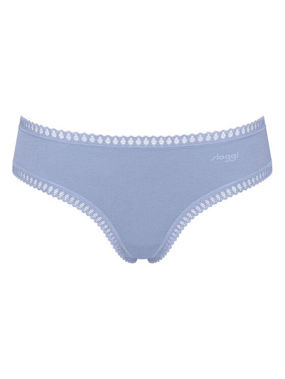 Sloggi Sloggi Set 3 perechi de chiloți de damă clasici Go Crush 10219671 Albastru