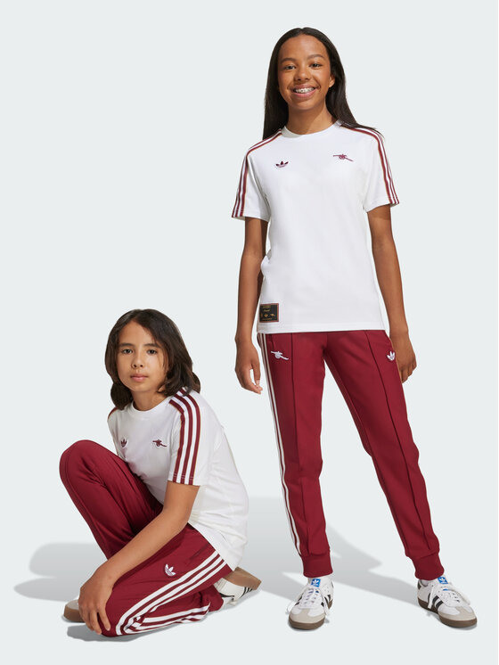 adidas adidas Spodnie dresowe Arsenal Terrace Icons Czerwony Slim Fit