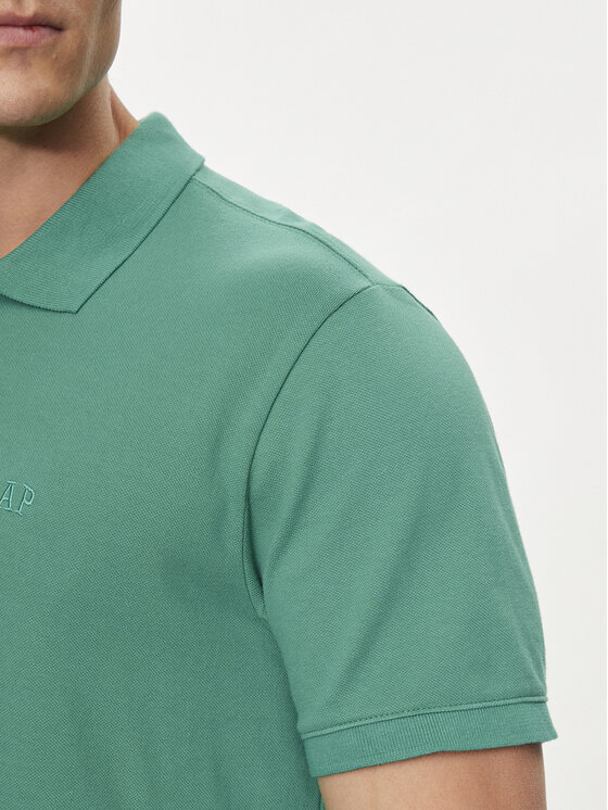 Gap Gap Polo 586306-16 Zielony Regular Fit