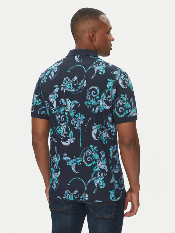 Versace Jeans Couture Versace Jeans Couture Polo 78GAG6S0 Granatowy Regular Fit